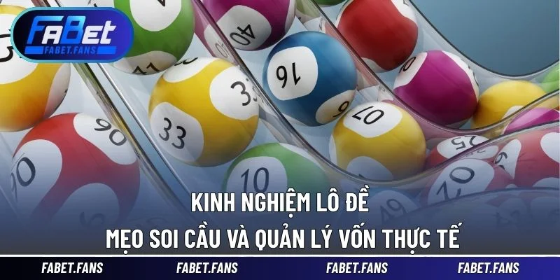 Kinh nghiệm lô đề