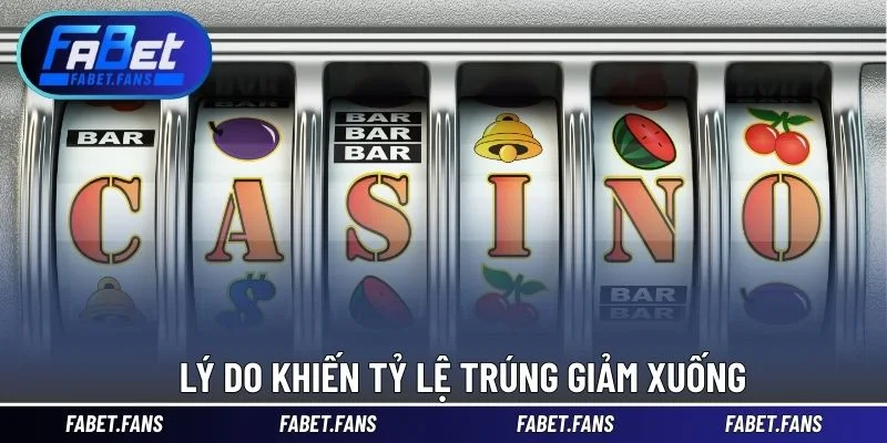 Lý do khiến tỷ lệ trúng giảm xuống